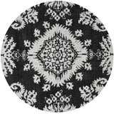 Safavieh Stone Wash 6'-0" x 6'-0" Rug in Charcoal