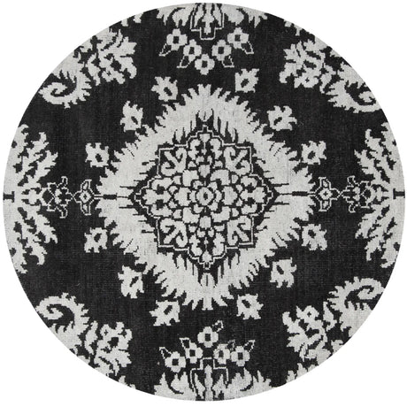 Safavieh Stone Wash 6'-0" x 6'-0" Rug in Charcoal