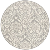 Safavieh Blossom 6'-0" x 6'-0" Rug in Dark Grey / Ivory