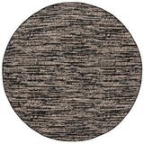 Safavieh Beach House 6'-7" x 6'-7" Rug in Black / Beige