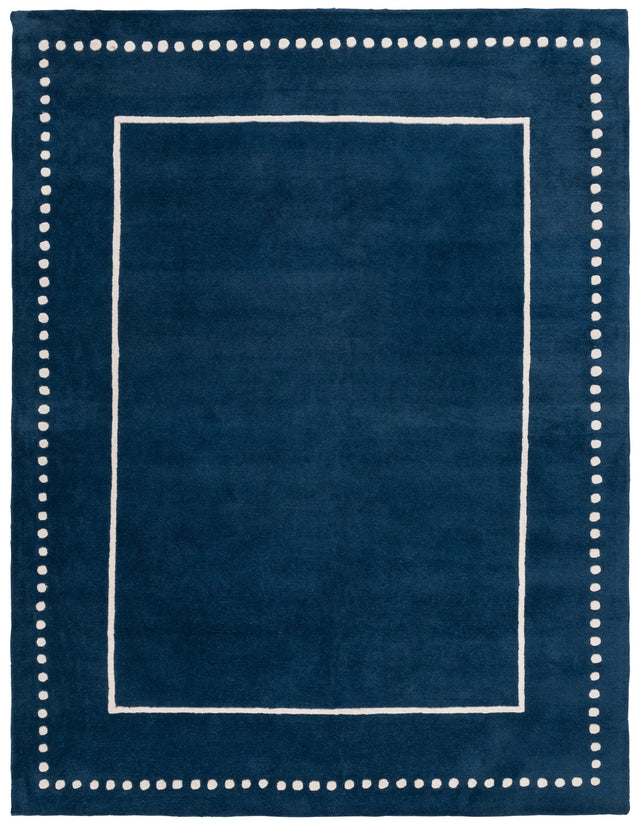 Safavieh Bella 10'-0" x 14'-0" Rug in Navy Blue / Ivory