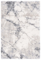 Safavieh Fontana Shag  800 4'-0" x 6'-0" Rug in Ivory / Grey