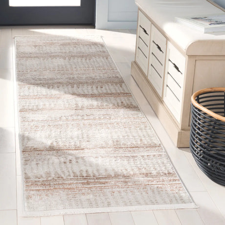 Safavieh Mila 2'-2" x 8'-0" Rug in Ivory / Beige Grey