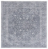 Safavieh Reflection 6'-7" x 6'-7" Rug in Dark Grey / Cream