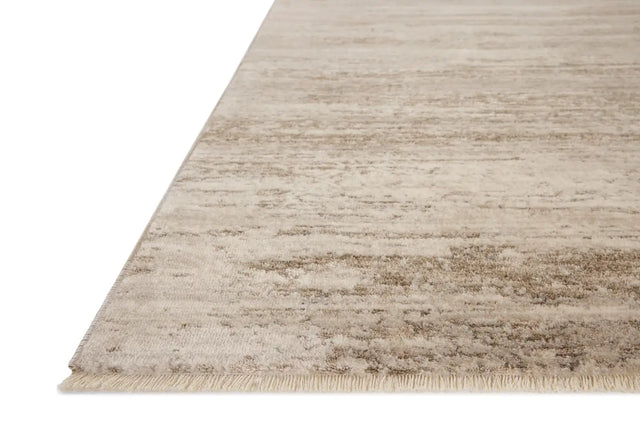 Loloi Nellie NEL-04 Ivory / Pebble Rug - rug corner