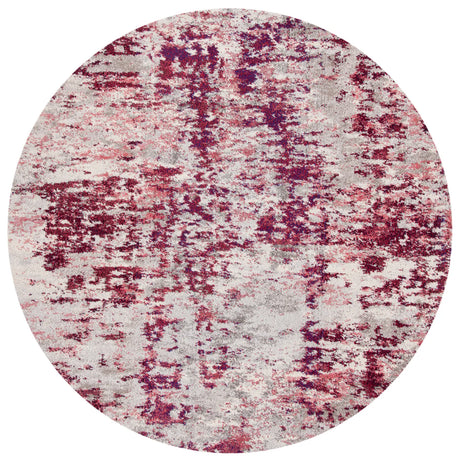 Safavieh Madison 6'-7" x 6'-7" Rug in Beige / Wine