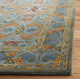 Safavieh Heritage 4'-0" x 6'-0" Rug in Sage / Blue