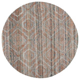 Safavieh Marquee 6'-0" x 6'-0" Rug in Grey / Rust