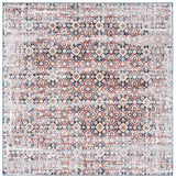 Safavieh Lagoon 6'-7" x 6'-7" Rug in Brown / Navy