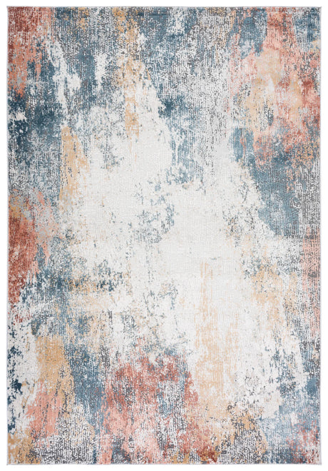 Safavieh Vogue 4'-0" x 6'-0" Rug in Ivory / Blue Rust