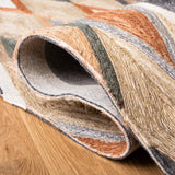 Safavieh Sahara 4'-0" x 6'-0" Rug in Beige / Rust