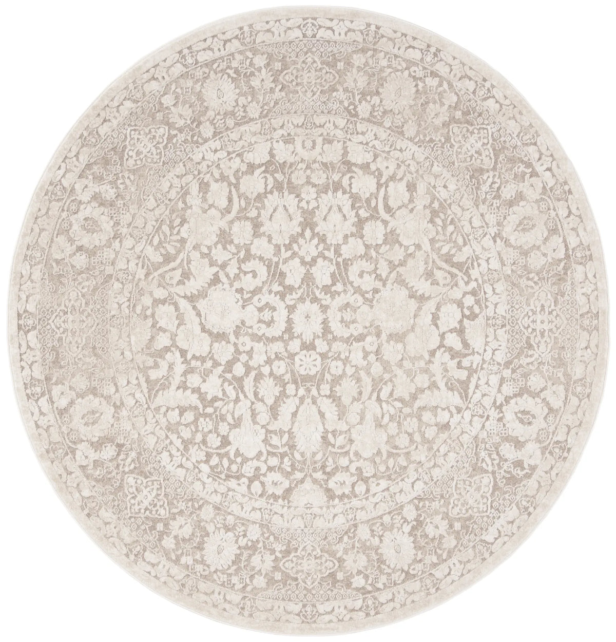 Safavieh Reflection 5'-0" x 5'-0" Rug in Beige / Cream