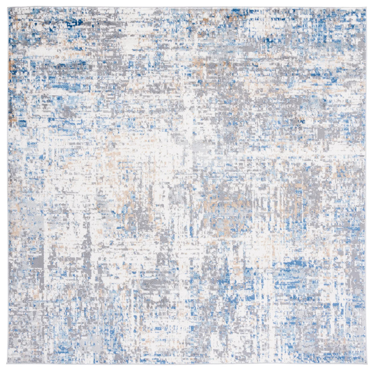 Safavieh Shivan 100 6'-7" x 6'-7" Rug in Ivory / Blue