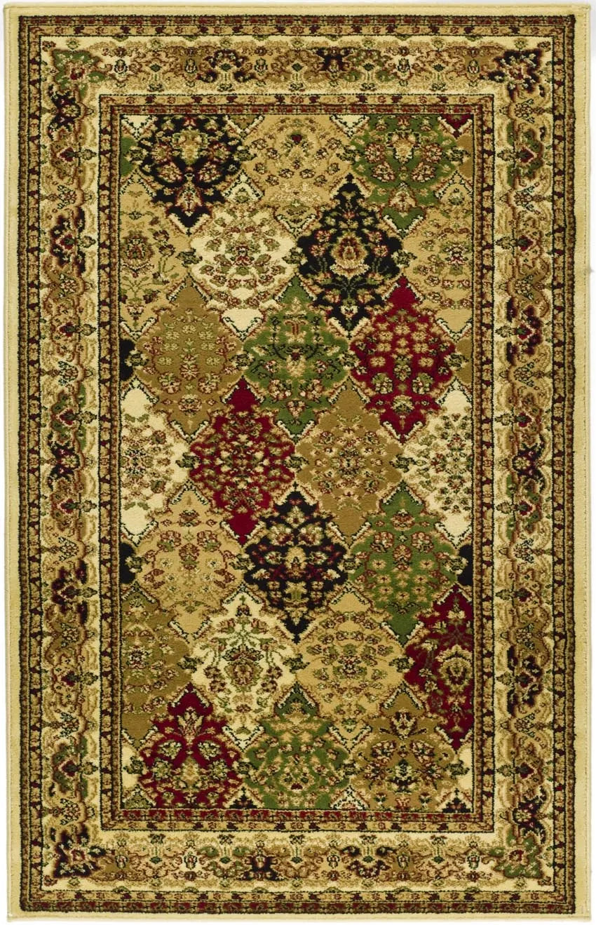 Safavieh Lyndhurst 3'-3" x 5'-3" Rug in Multi / Ivory