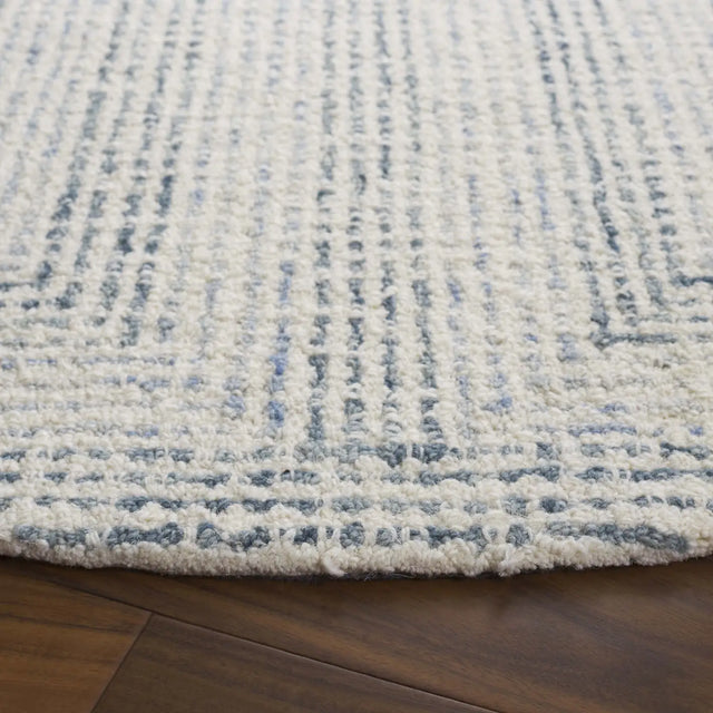 Safavieh Abstract 6'-0" x 6'-0" Rug in Ivory / Blue