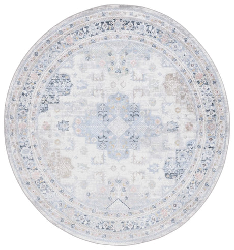 Safavieh Bayside 6'-7" x 6'-7" Rug in Grey / Blue