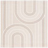 Safavieh Global 6'-7" x 6'-7" Rug in Beige / Ivory
