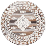 Safavieh Aspen 5'-0" x 5'-0" Rug in Ivory / Light Brown