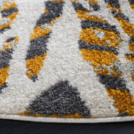 Safavieh Amsterdam 6'-7" x 6'-7" Rug in Beige / Gold