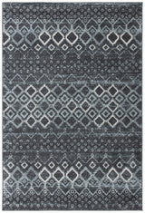 Safavieh Amsterdam 4'-0" x 6'-0" Rug in Dark Grey / Light Grey