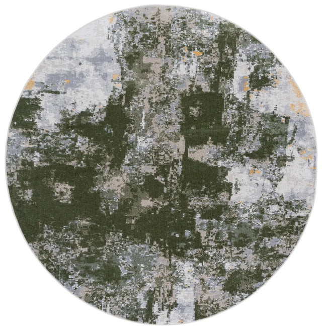 Safavieh Bayside 6'-7" x 6'-7" Rug in Green / Grey