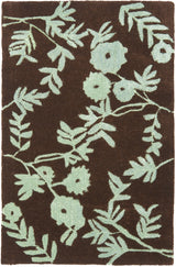 Safavieh Soho 2'-0" x 3'-0" Rug in Brown / Teal