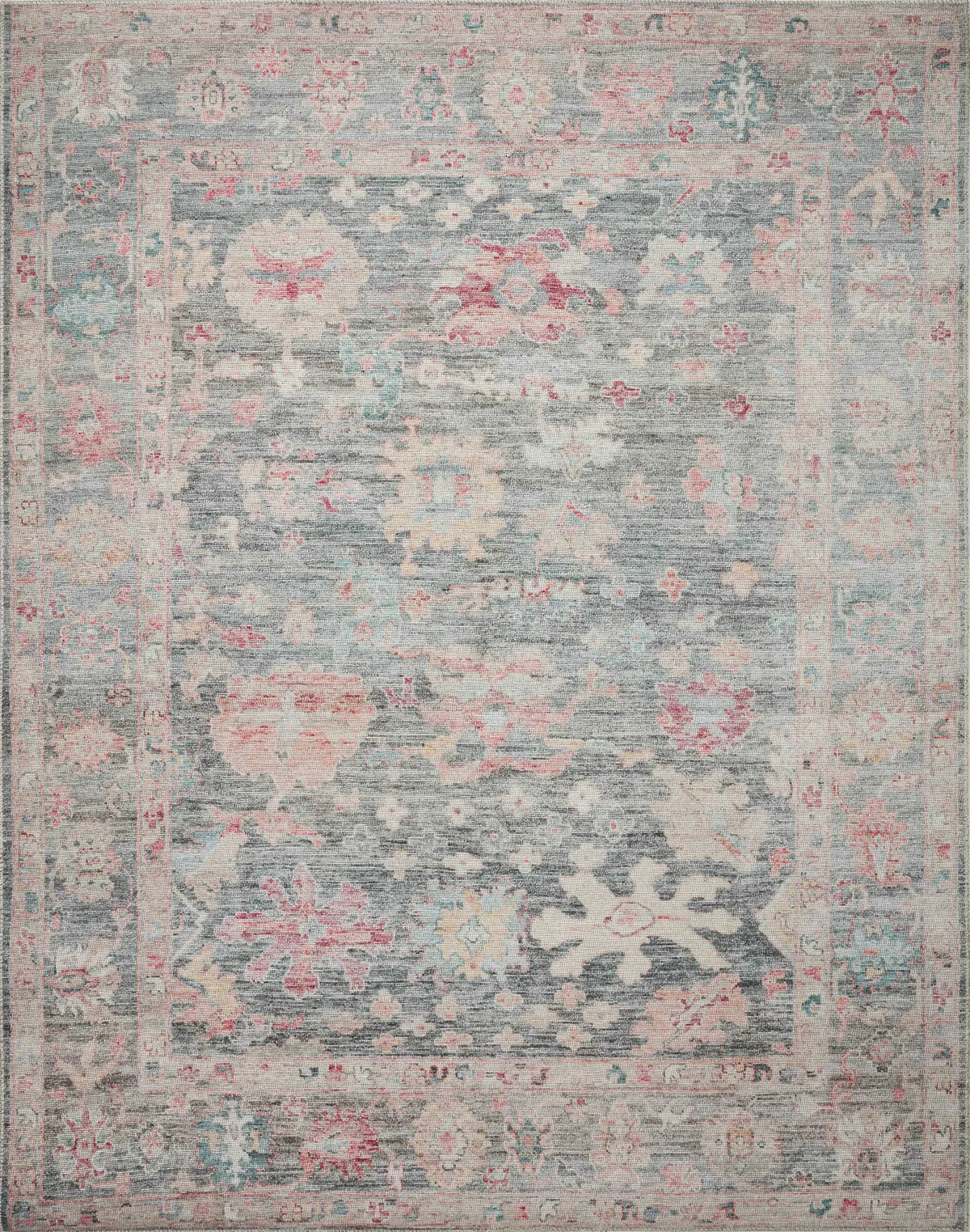 Loloi Elysium Ely-02 Graphite/Multi Rug - main flat