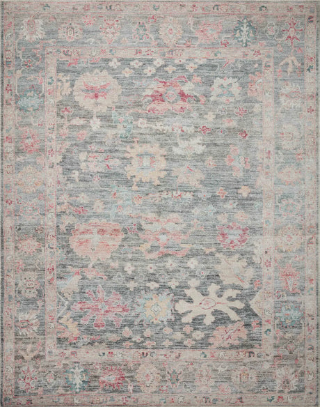 Loloi Elysium Ely-02 Graphite/Multi Rug - main flat