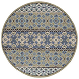 Safavieh Veranda 6'-7" x 6'-7" Rug in Green / Blue