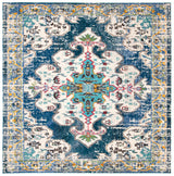 Safavieh Madison 6'-7" x 6'-7" Rug in Navy / Grey