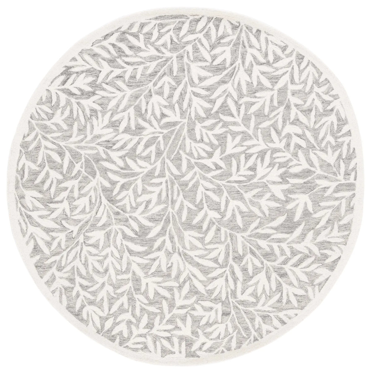 Safavieh Jardin 6'-0" x 6'-0" Rug in Grey / Ivory