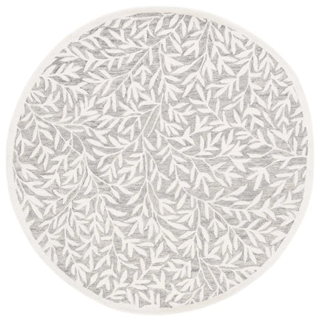 Safavieh Jardin 6'-0" x 6'-0" Rug in Grey / Ivory