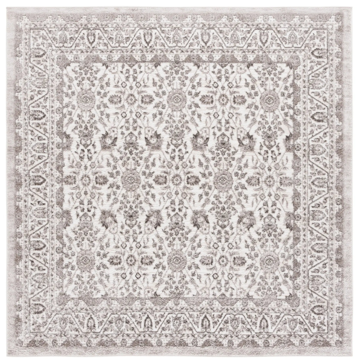 Safavieh Orchard 6'-7" x 6'-7" Rug in Ivory / Silver