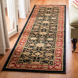 Safavieh Lyndhurst 2'-3" x 10'-0" Rug in Black / Red