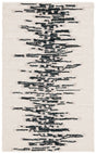 Safavieh Metro 3'-0" x 5'-0" Rug in Black / Ivory