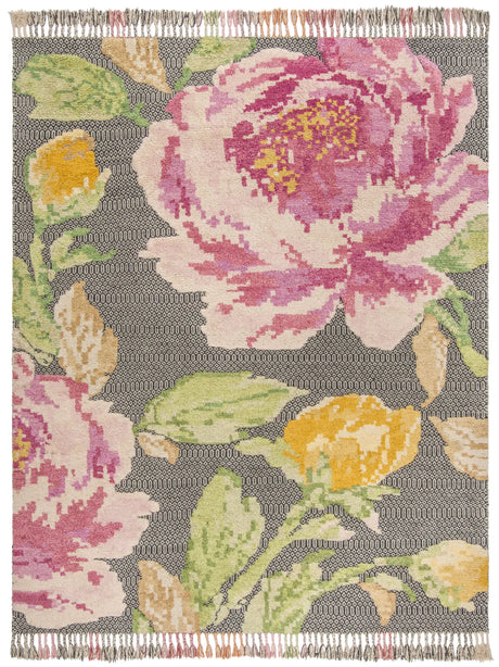 Safavieh Kenya 6'-0" x 9'-0" Rug in Pink / Dark Grey