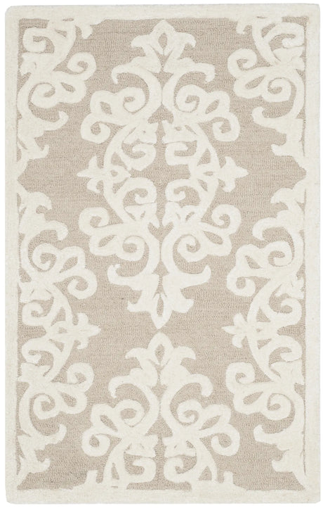 Safavieh Bella 2'-0" x 3'-0" Rug in Sand / Ivory