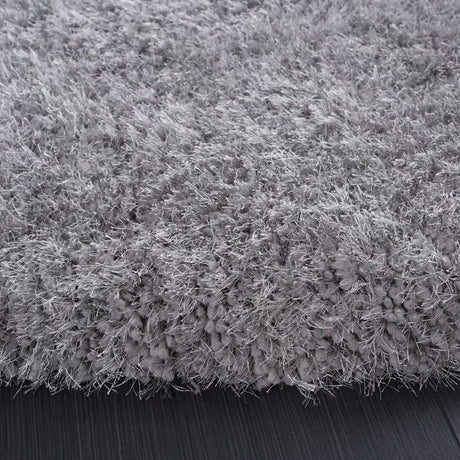 Safavieh Luxe Shag 6'-0" x 6'-0" Rug in Grey