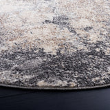 Safavieh Aston 5'-3" x 5'-3" Rug in Light Grey / Grey