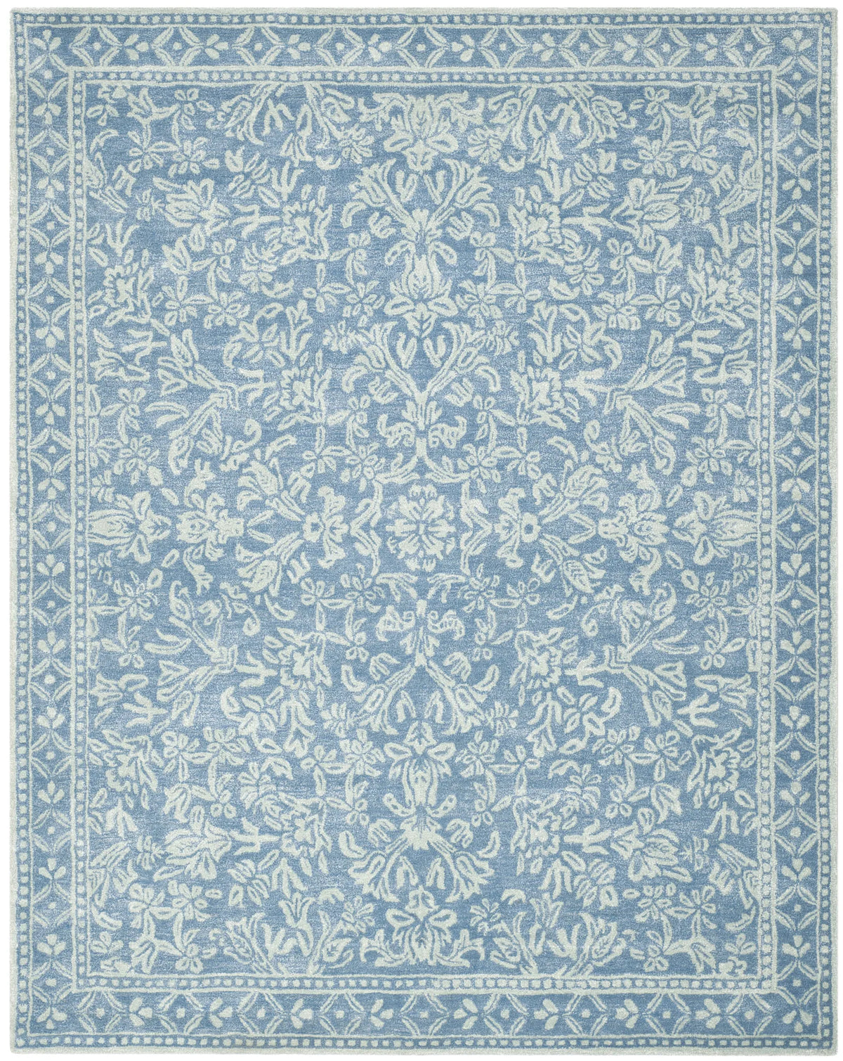 Safavieh Martha Stewart 8'-0" x 10'-0" Rug in Blue / Ivory