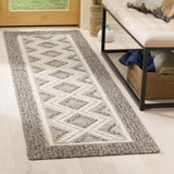 Safavieh Vermont 2'-3" x 10'-0" Rug in Grey / Ivory