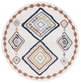 Safavieh Marrakesh 6'-7" x 6'-7" Rug in Ivory / Multi