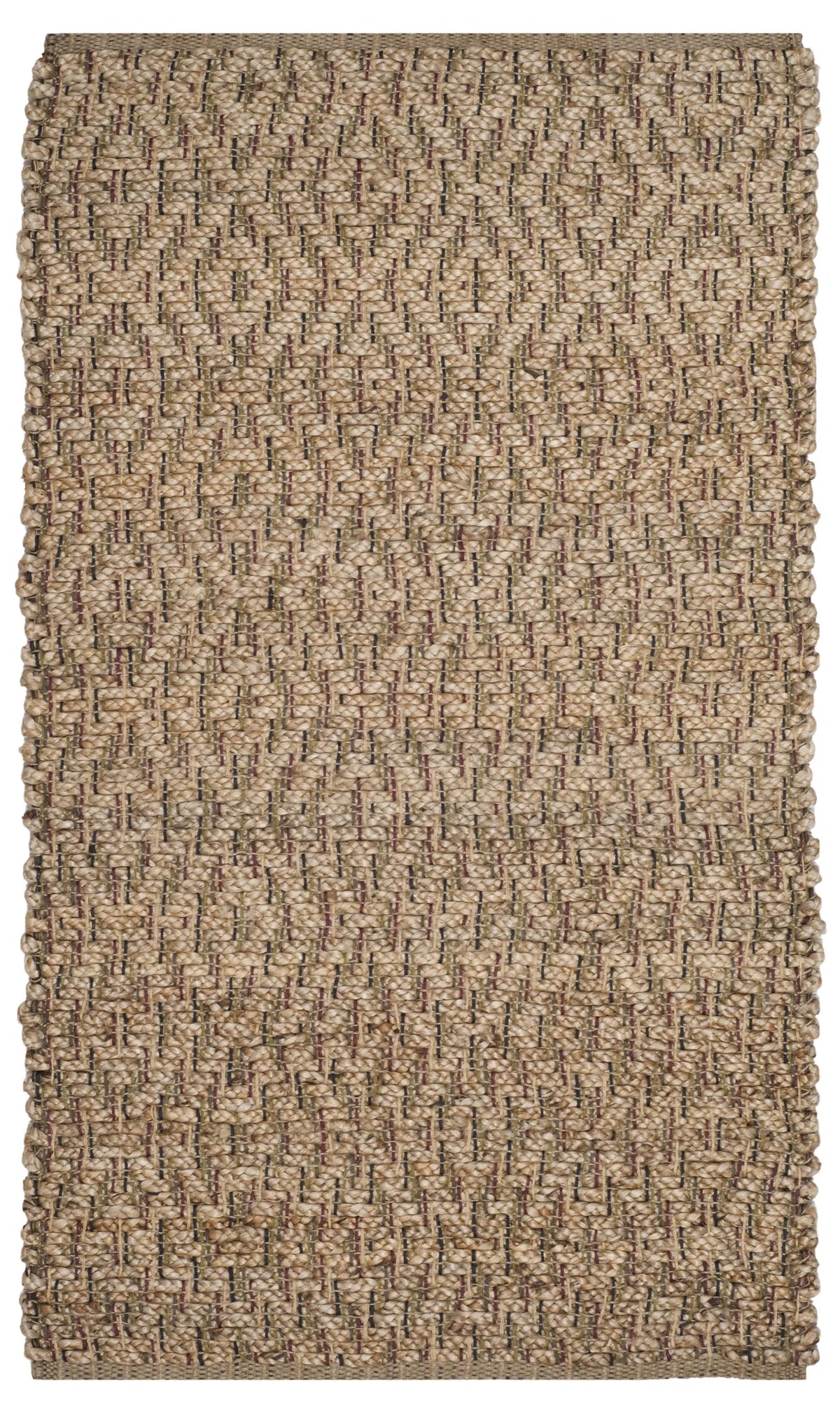 Safavieh Natural Fiber 3'-0" x 5'-0" Rug in Natural / Red