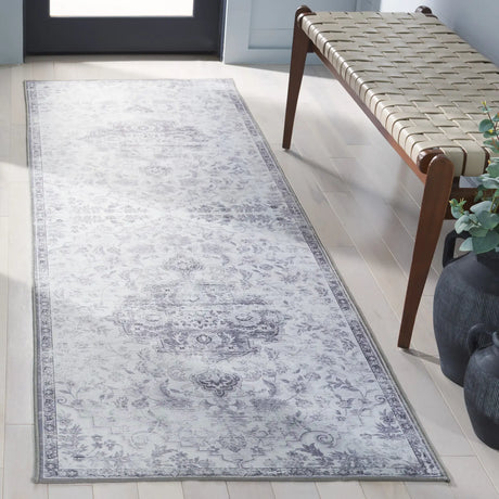 Safavieh Tucson 2'-6" x 8'-0" Rug in Light Grey / Grey