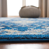 Safavieh Evoke 4'-0" x 6'-0" Rug in Royal / Ivory