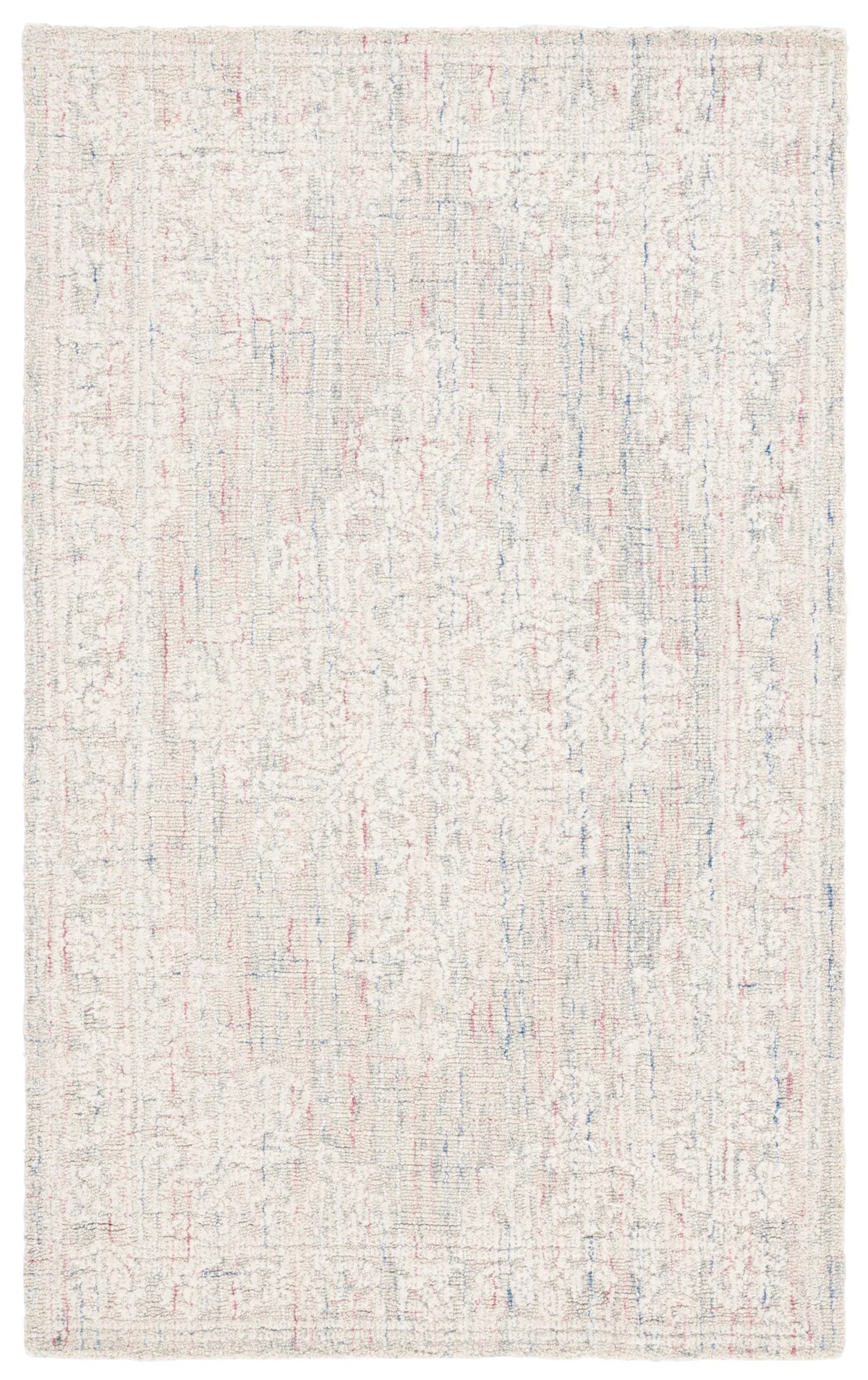 Safavieh Ebony 3'-0" x 5'-0" Rug in Light Grey / Ivory