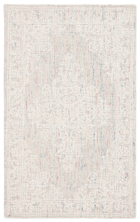 Safavieh Ebony 3'-0" x 5'-0" Rug in Light Grey / Ivory