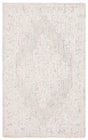 Safavieh Ebony 3'-0" x 5'-0" Rug in Light Grey / Ivory