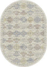 Dynamic Rugs Ancient Garden 57279 Cream/Multi Rug - Oval