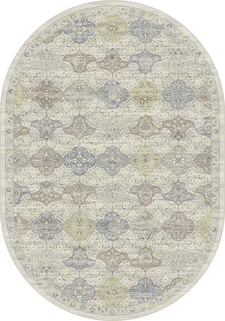 Dynamic Rugs Ancient Garden 57279 Cream/Multi Rug - Oval